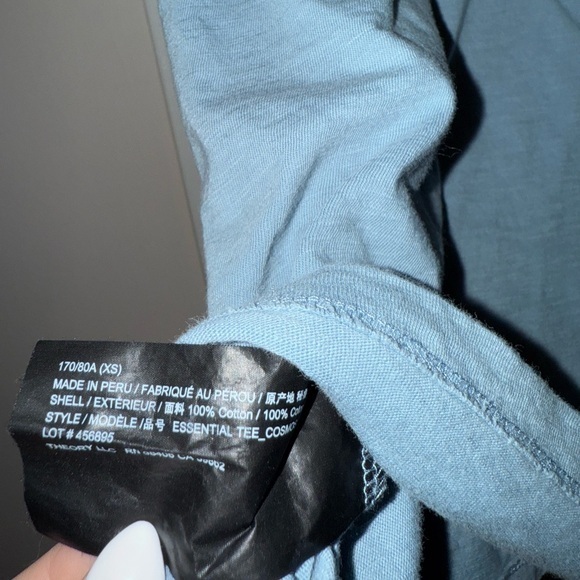 Theory Blue t-shirt - Picture 5 of 5